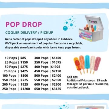 Frios Gourmet Pops Lubbock